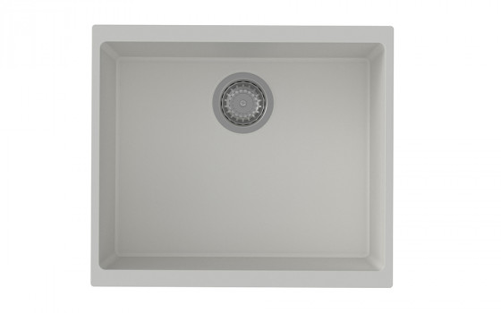 StrongSinks S3 évier granit Hron 530 530x460mm sans égouttoir blanc StrongSinks S3 évier granit Hron 530 530x460mm sans égouttoir blanc