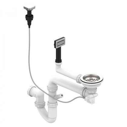StrongSinks S3 Siphon gain de place avec excentrique pour évier granit