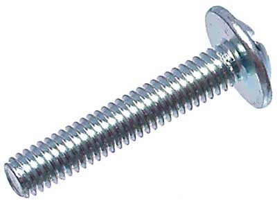 Vis pour poignée M4x45mm tete demi-ronde collerette