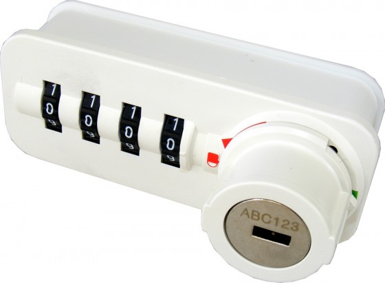 LEHMANN Serrure a combinaison Free 58.01 gauche Z-1 16-18 blanc