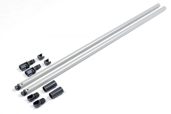 K-StrongBox reling rond supérieur 270mm, gris, ensemble