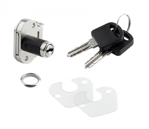 StrongLocks serrure de tiroir mini combinaisons + contrepartie métallique chromé