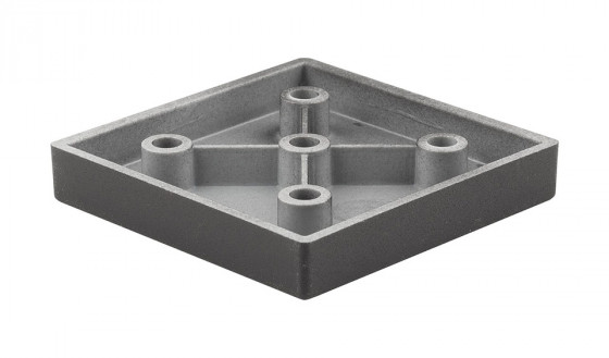 StrongLegs pied de meuble FP006 10mm noir mat