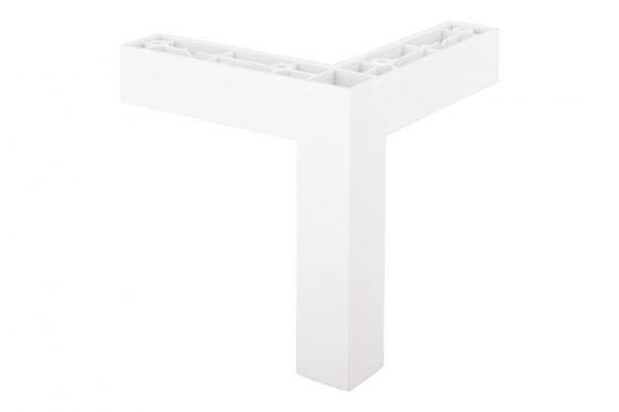StrongLegs pied de meuble FP009 120Rmm blanc mat