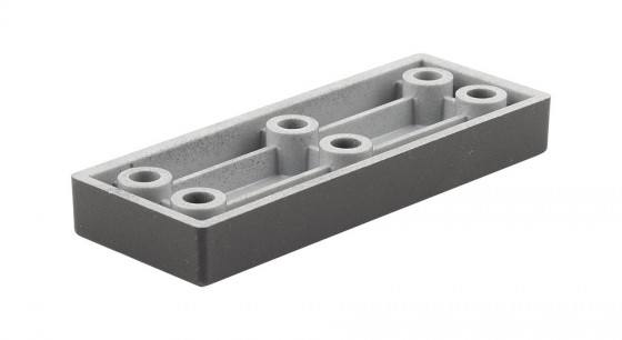 StrongLegs pied de meuble FP007 10mm noir mat