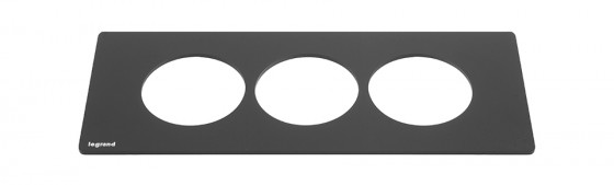 LEGRAND DisqIn cadre, 6 modules, noir