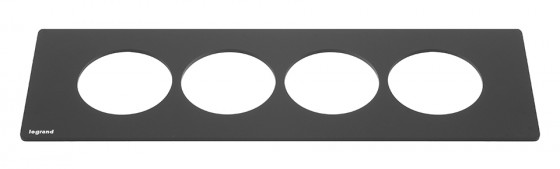 LEGRAND DisqIn cadre, 8 modules, noir