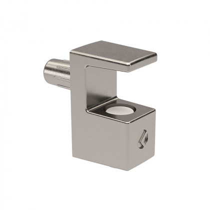 IF Support de tablette pour verre Grace 5-6mm nickel IF Support de tablette pour verre Grace 5-6mm nickel