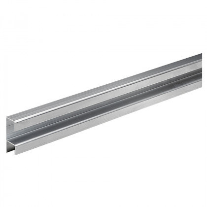 HETTICH 46420 STB 12 guidage inférieur 6000mm argent brut