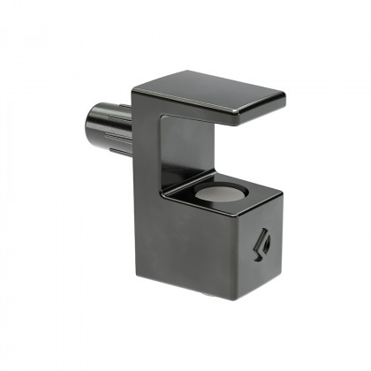 IF Support de tablette pour verre Grace 5-6mm nickel noir IF Support de tablette pour verre Grace 5-6mm nickel noir