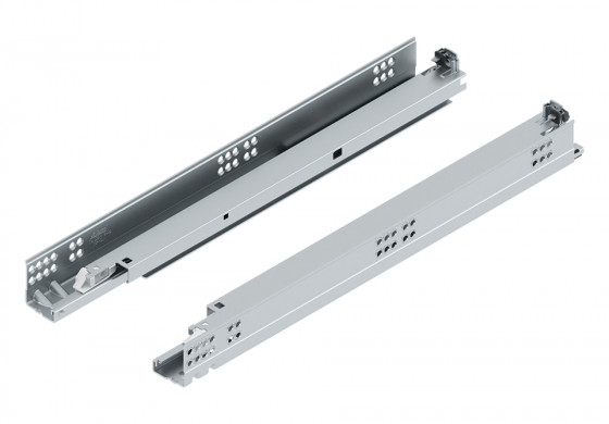 BLUM 560H3500T Tandem, tiroir coulissant pleine course 350mm/30kg, Tip-on intégr