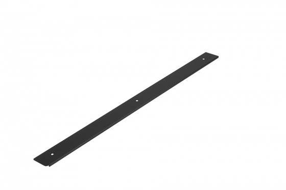 Profilé de finition 38mm gauche noir mat pour plan de travail