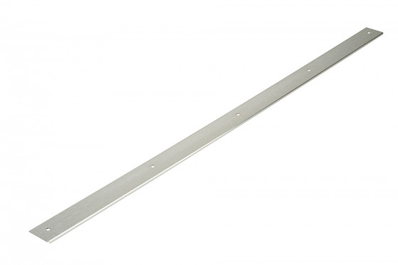 Profilé de finition pour plan de travail 38mm rayon 0 longueur 900mm gauche inox