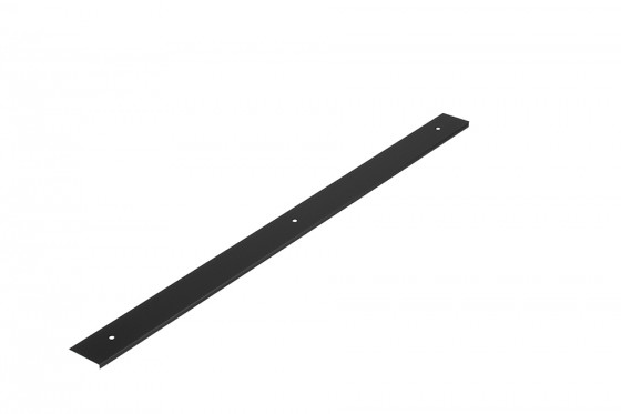 Profilé de finition pour plan de travail 38mm "0" radius droit noir mat