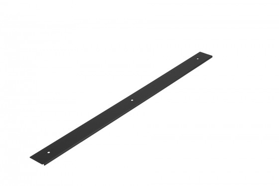 Profilé de finition pour plan de travail 38mm "0" radius gauche noir mat