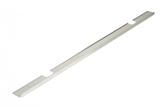 Barre de liaison d'angle pour plan de travail 38mm L 900mm inox LR