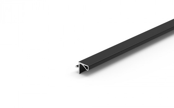 TULIP Gola profil porte haut armoires 3,9 m noir mat