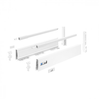HETTICH 9307242 Atira flexi ensemble complet 520/176 blanc, reling, fixation fro