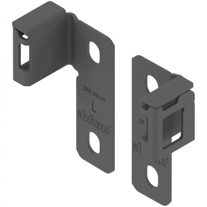 BLUM ZRR.4000 support de tringle variable MERIVOBOX, gris orion, OG-M