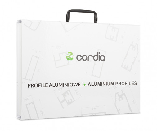 CORDIA nuancier Profils et cadres aluminium - mallette avec échantillons