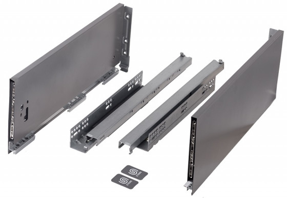 K-StrongMax 18 tiroir H249/600mm, gris