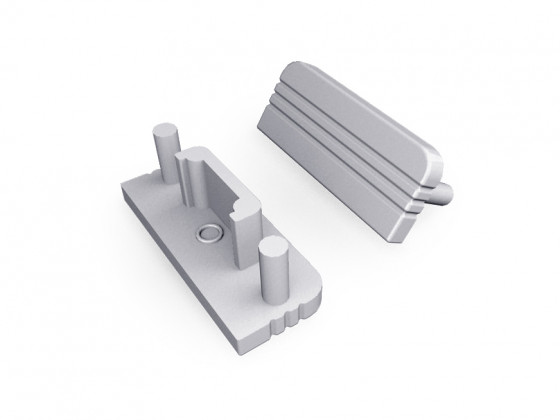 StrongLumio embouts pour profil Surface 10 gen2 gris (paire)