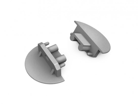 StrongLumio embouts pour profil Groove 10 gen2 rond gris (paires) StrongLumio embouts pour profil Groove 10 gen2 rond gris (paires)