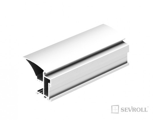 SEVROLL 05900 Fox II profil de poignée 10mm 2,7m blanc mat SEVROLL 05900 Fox II profil de poignée 10mm 2,7m blanc mat