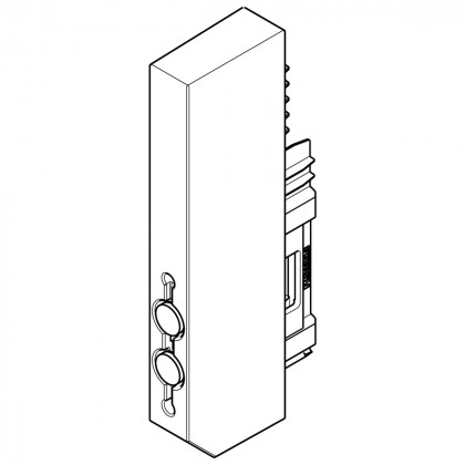 HETTICH 9230269 OrgaStore 810/830 support profil diviseur blanc