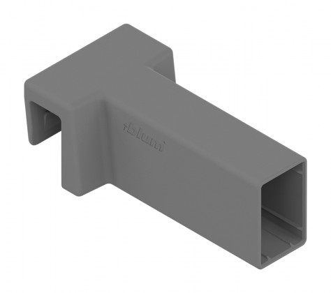 BLUM ZC4U11E0 support de tringle transversale pour Boxcover MERIVOBOX, indium gr
