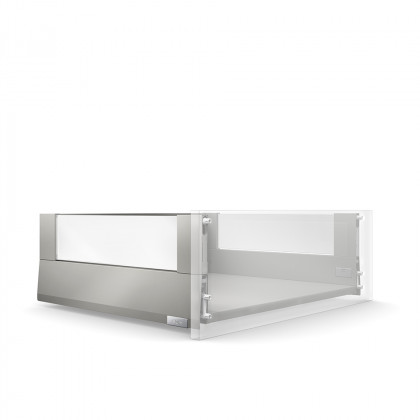 K-BLUM Merivobox tiroir E boxcover 600mm/40kg, gris clair IG, Inserta
