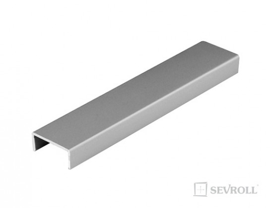 SEVROLL 06033 profil "U" pour laminé 18mm 3m graphite SEVROLL 06033 profil "U" pour laminé 18mm 3m graphite