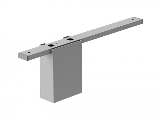 MILADESIGN ST 227 KG support argenté