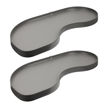 VIBO Fly Moon Lamina étagere 600mm gris foncé droite