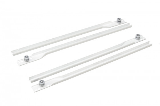 StrongWire tiroir coulissant Roller, roue, pour corps 16mm, blanc
