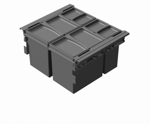 GOLLINUCCI trieur Concept 560 600mm 6050B 2x17l+2x8l anthracite