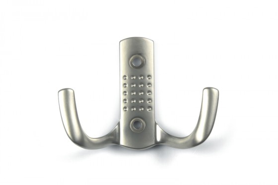 TULIP Porte-manteau Darec E nickel mat + vis