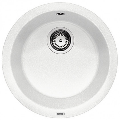 BLANCO 511621 Évier Rondo sans excentrique Silgranit PuraDur blanc