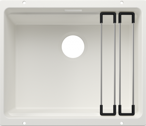 BLANCO 527759 Évier Etagon 500-U sans set vidange Silgranit blanc BLANCO 527759 Évier Etagon 500-U sans set vidange Silgranit blanc