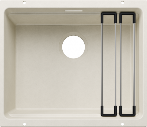 BLANCO 527756 Évier Etagon 500-U sans siphon Silgranit blanc soft BLANCO 527756 Évier Etagon 500-U sans siphon Silgranit blanc soft