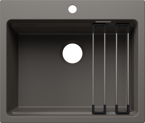 BLANCO 527747 Évier Etagon 6 sans vidange Silgranit gris vulcan