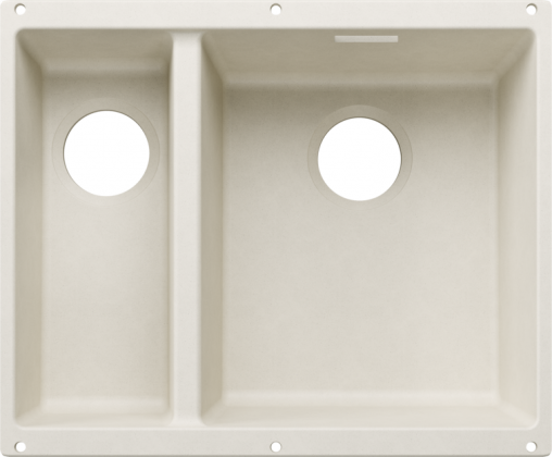 BLANCO 527812 évier Subline 340/160-U sans set vidange Silgranit blanc soft