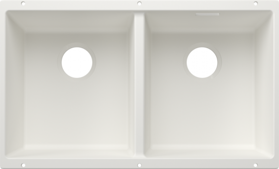 BLANCO 527831 Évier Subline 350/350-U sans kit vidange Silgranit blanc