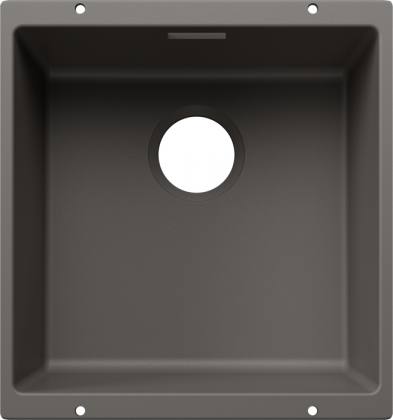 BLANCO 527787 Évier Subline 400-U sans set vidage Silgranit gris vulcan
