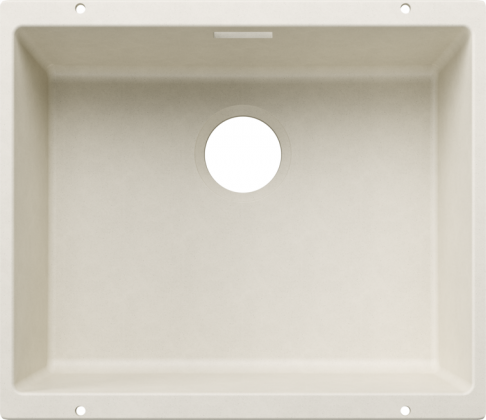 BLANCO 527796 Évier Subline 500-U sans vidange Silgranit blanc soft