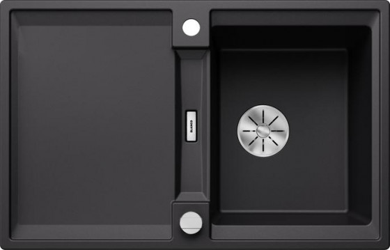 BLANCO 527585 évier Adira 45 S InFino avec excentrique Silgranit noir