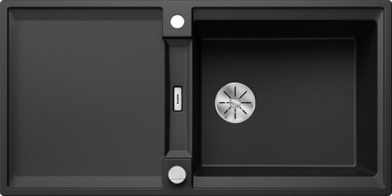 BLANCO 527617 évier Adira XL 6 S InFino avec excentrique Silgranit noir