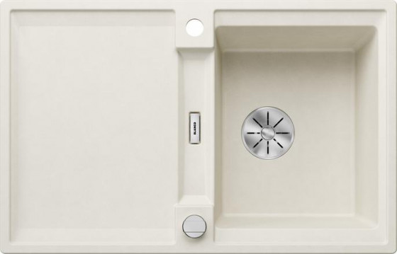 BLANCO 527590 Évier Adira 45 S InFino avec excentrique Silgranit blanc soft