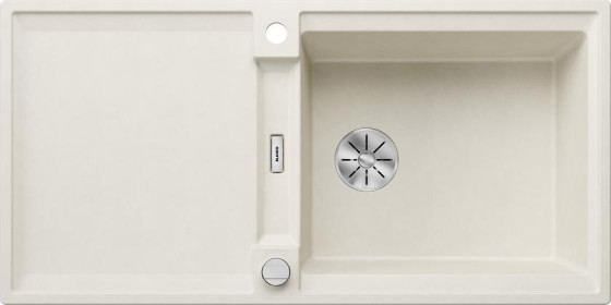 BLANCO 527622 Évier Adira XL 6 S InFino avec excentrique Silgranit blanc soft