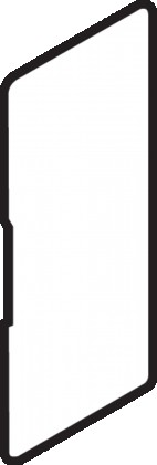 BLUM ZA7.5700.BT Legrabox, cache-vis intérieure avec logo BLUM, gris